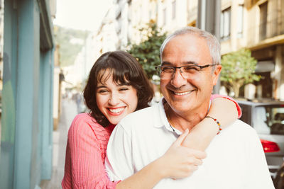 Portrait of a smiling young couple