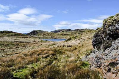 Scenic view of landscape against sky