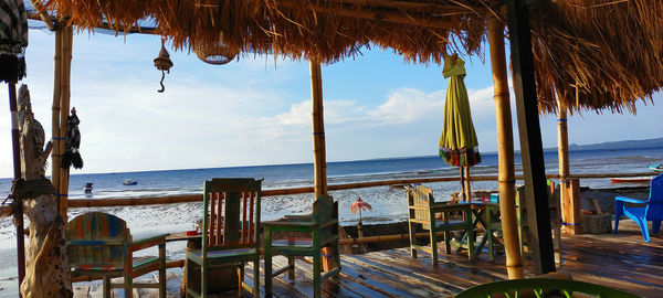 Sunset in oesapa beach, beautiful and joy. 