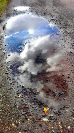 Aerial view of landscape against sky