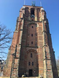 Low angle view of historic building against sky