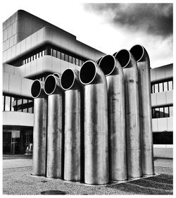 Low angle view of columns