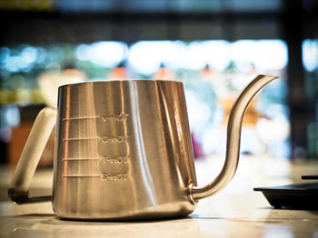 Close-up of drink on table