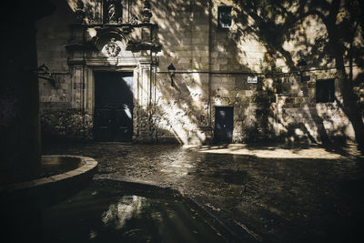 Old building in city