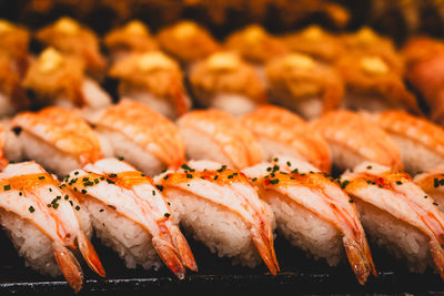 Close-up of sushi