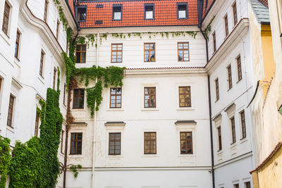 Low angle view of residential building