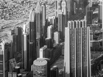 Full frame shot of modern buildings in city