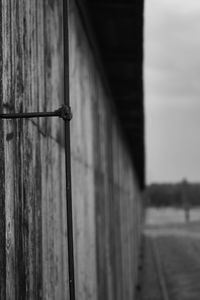 Close-up of metal structure