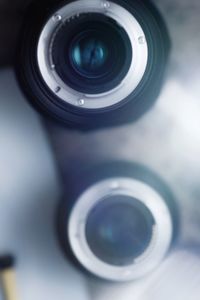 High angle view of camera