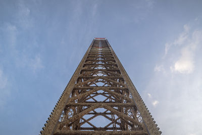 Low angle view of built structure against sky