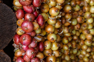 Full frame shot of fruits
