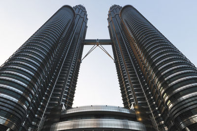 Low angle view of skyscrapers