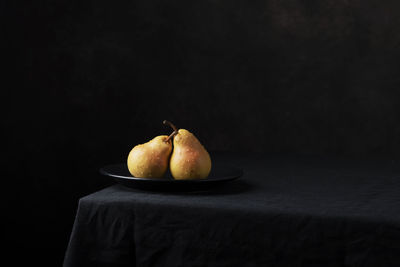 Close-up of fruits on table