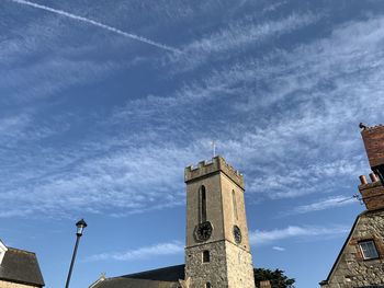 Low angle view of historic building against sky