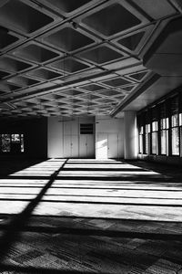 View of empty subway