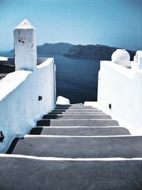 View of pier over sea against sky