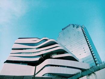 Low angle view of modern building