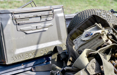 Close-up of car