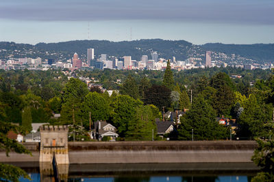 River with buildings in background