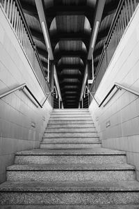 Empty corridor of building