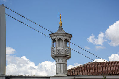 Low angle view of building against sky