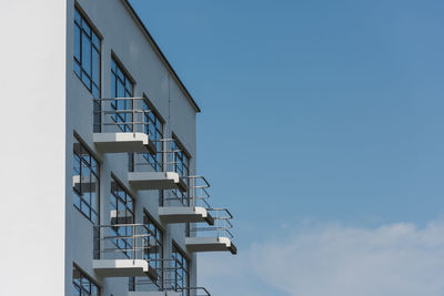 Low angle view of building against sky