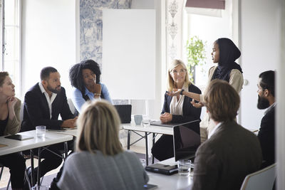 Business people at meeting