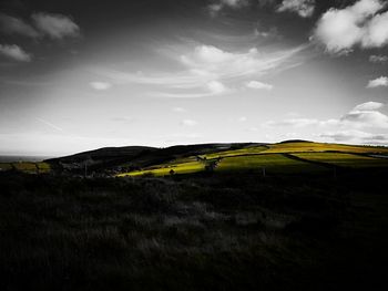 Scenic view of landscape against sky