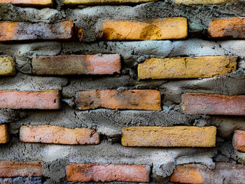 Full frame shot of stone wall