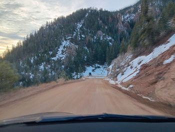 Scenic view of mountains