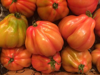 Full frame shot of tomatoes for sale at market stall