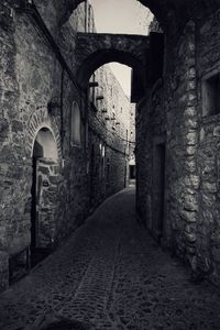 Corridor of historic building