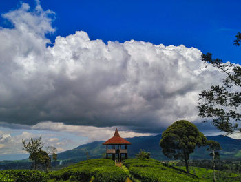 Panoramic view of landscape against sky