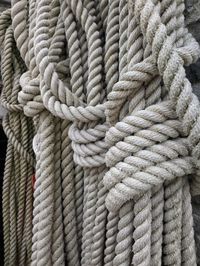 Full frame shot of ropes