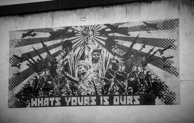 Graffiti on wall