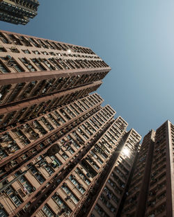 Low angle view of buildings against sky