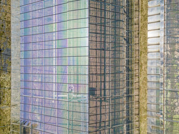 Full frame shot of glass building