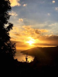 Scenic view of sunset