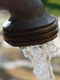 Close-up of water pipe