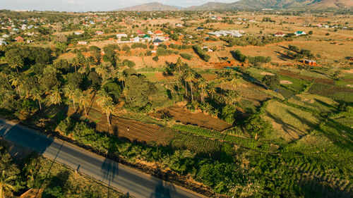 Aerial view of morogoro town