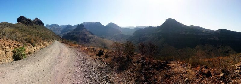 Scenic view of mountains