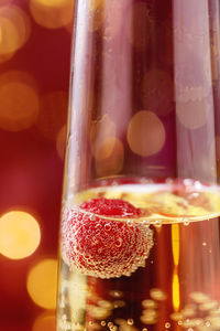 Close-up of drink in glass