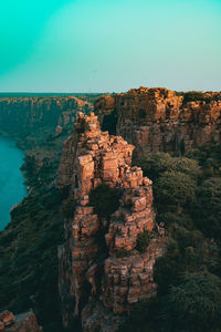 Rock formations of grand canyon india