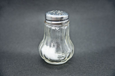 Close-up of wineglass on table