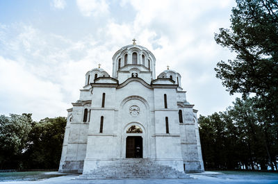 Low angle view of a church
