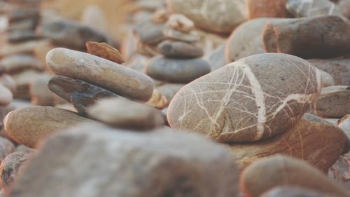 Close-up of pebbles