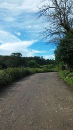 Road passing through landscape