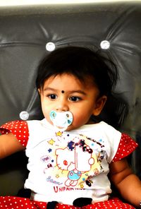 Portrait of cute girl