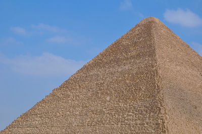 Low angle view of historical building against sky