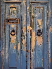 Full frame shot of closed door